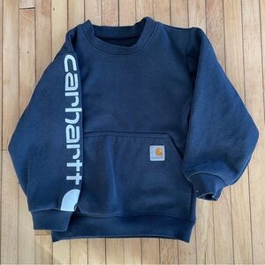 🌼Reworked CARHARTT Navy sweatshirt crewneck with pocket